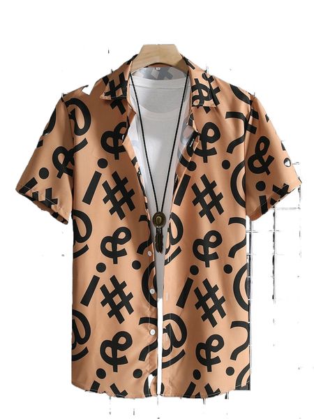 

men allover print shirt without tee e6in#, White;black