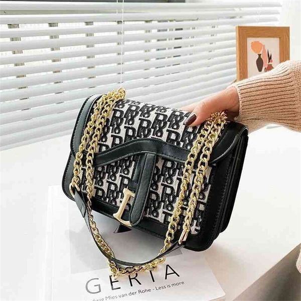 

shangxin autumn printing small square retro foreign style chain single messenger fashion casual women's 55% off factory wholesale