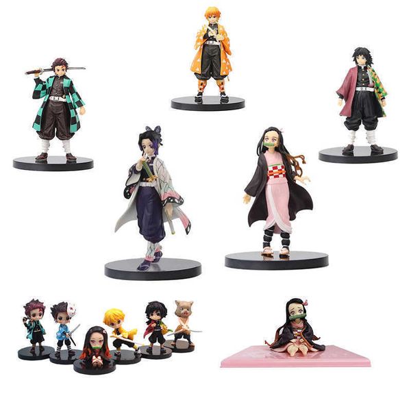 

huiya01 anime figure statues kadomon nidouzi box sitting model doll decoration children memorial toy gift figure q0622