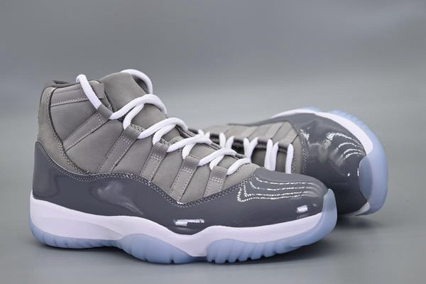 

new fashion 11 11s jumpman basketball shoes cool grey high low sneakers mens womens designer trainers shoe size 36-46, Black