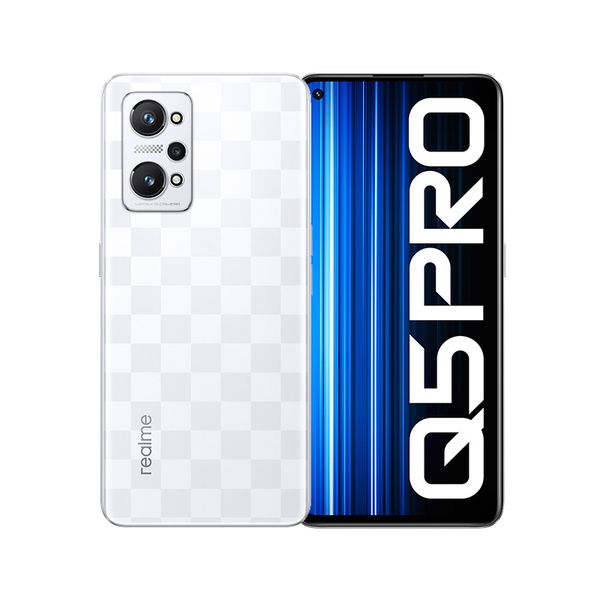Оригинальный Oppo Realme Q5 Pro 5G Мобильный телефон 8 ГБ ОЗУ 128 ГБ 256 ГБ ПЗУ SNAPDRAGO 870 64.0MP AI ANDROID 6,62 