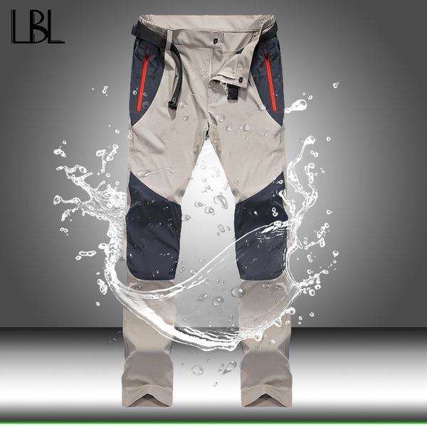 

tactical waterproof pants men cargo spring summer quick dry trousers men's outdoor sports trekking camping fishing pants 4xl 220805, Black
