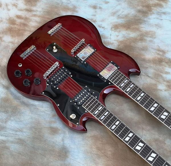 

2022 6 12 strings electric guitar double neck guitar pageeds1275