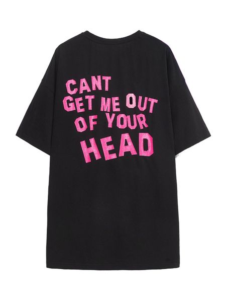

x pretty bratty slogan graphic drop shoulder tee c9ck#, White