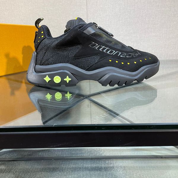 

millenium sneakers sports shoes 1a9ie1 2054 numbers on the side of the shoe with zipper closu re fashion luxury mens designer sneakerss d22, Black