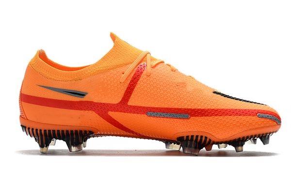 

shoe designer edition nk assassin phantom gt ii dynamic fit elite df fg orange men's football boot sneakers, Black