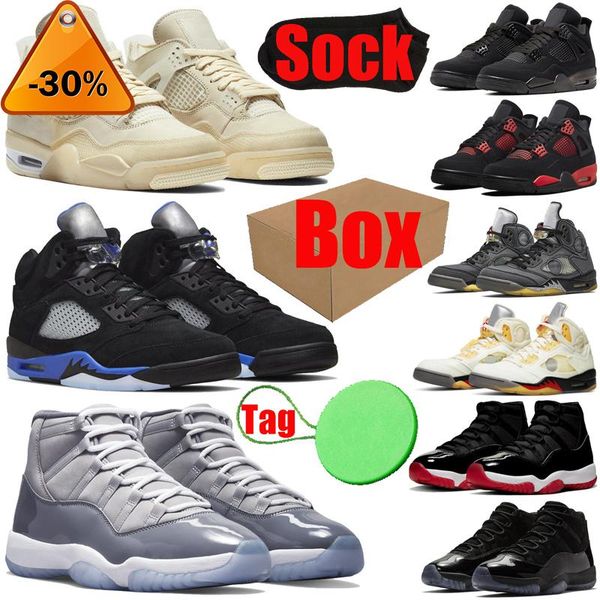 

with box racer blue 4s 5s 11s basketball shoes for mens womens cool grey 4 5 11 cactus jack black cat sail red thunder bred men women h