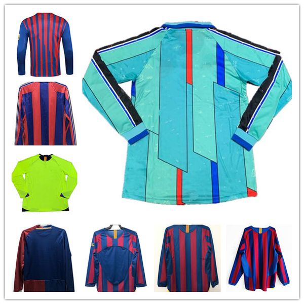 

long retro soccer jerseys 05 06 07 08 09 10 11 12 13 14 15 16 17 18 19 91 92 95 96 97 98 99 ronaldinho stoichkov xavi 100th classic vintage, Black;yellow