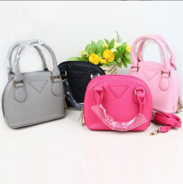 

women shell handbag girl's pocket purse princess fashion lovely girl's bag cross body bags factory price, Black