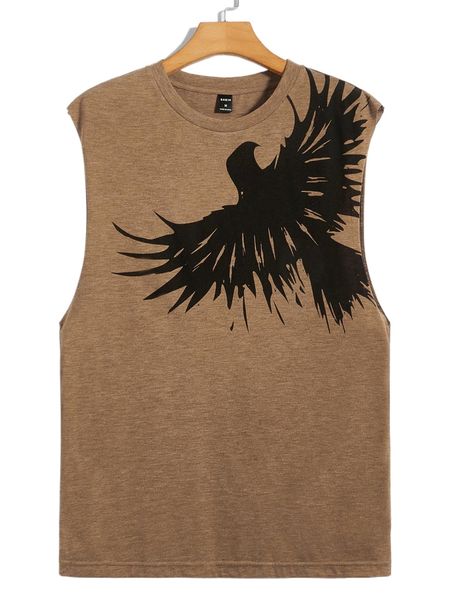 

men animal print tank n8uy#, White;black