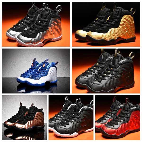 

2022 quality eggplant big kids basketball shoes black fruity pebbles infant children white blue breathable athletic brand outdoor sports tod