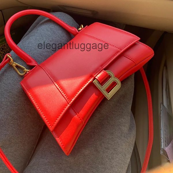 

handbags crossbody 2022 buckle b fashion trend designer home letter bags bbalencaig'ss crocodile hourglass bag mini cowhide one pwv5