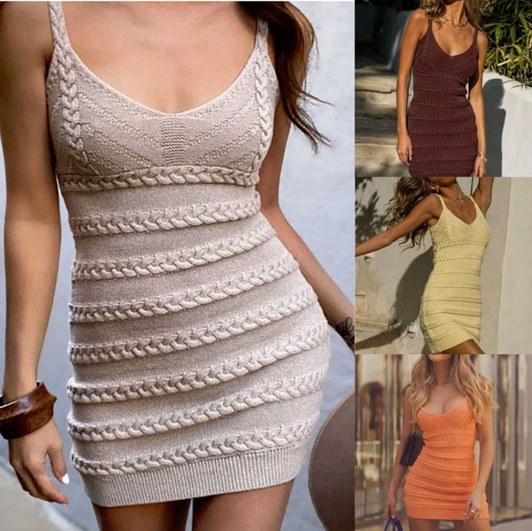 

2022 early spring new minority foreign style knitted suspender skirt temperament dress women, Black;gray