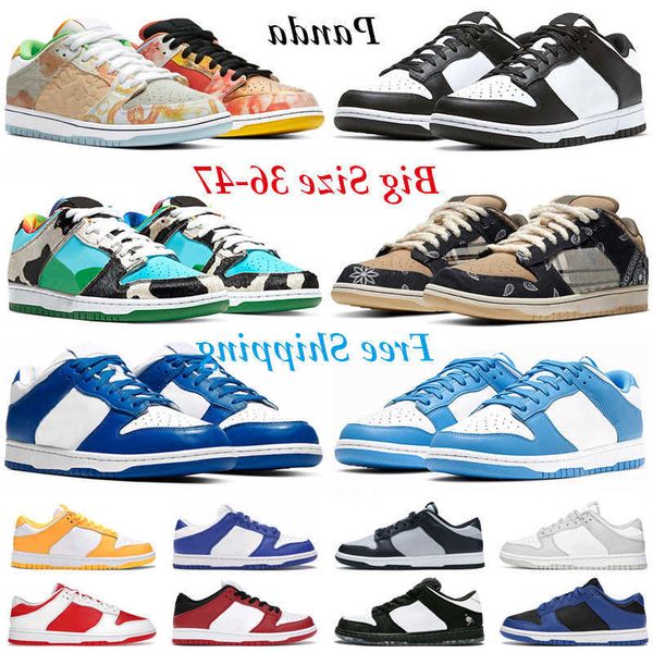 

size 47 designer casual shoes men women panda black white syracuse unc kentucky grey fog shadow mens trainers outdoor sport sneakers size 06