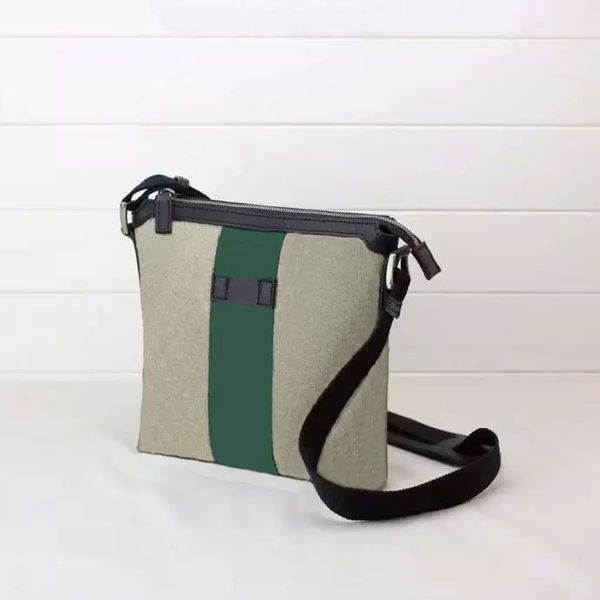 Valigetta moda uomo Borse a tracolla tela designer di lusso monospalla postino scomparto interno cerniera bocca cross-body Classico libro di moda per lavorare 22 cm