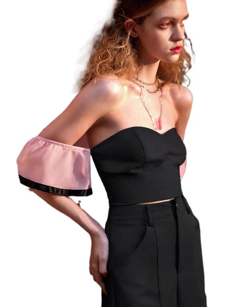 

x voon off shoulder zipper back w9iq#, White