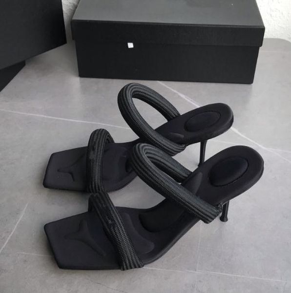 

luxury women high heel slippers and sandals braided belt awang new open toe stiletto banquet ladies high-heeled sandals 34-42, Black