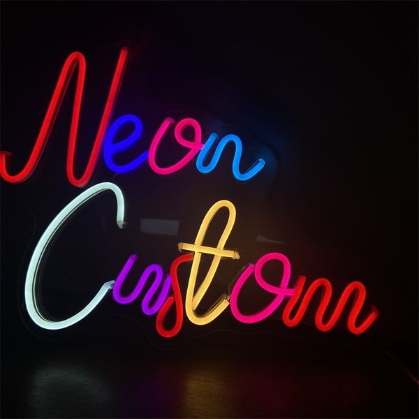 Led Lightr Neon Custom WeddingWedding Vetrina Ristorante Compleanno Decorazione HDJSign Parrucchiere segno 220615