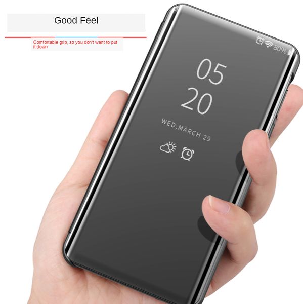 Specchio Flip Stand Casse Del Telefono Per Huawei Mate 40 Pro Cuoio DELL'UNITÀ di elaborazione Della Copertura Antiurto Per Honor 30S V30 30 Pro 20i 9A 9S 9X Lite