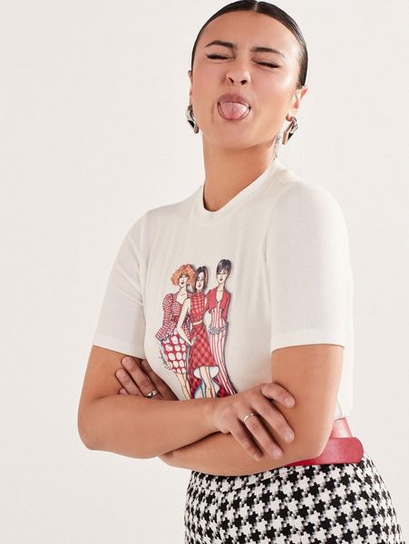 

x sveta figure graphic tee n0fc#, White