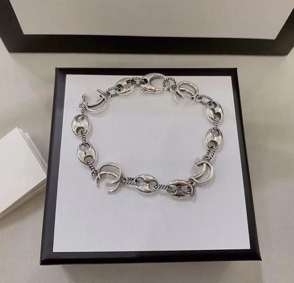 

letter g luxury jewelry gold chain pendants hipping bijoux designer cci 925 silver classic interlocking double g anchor bracelet