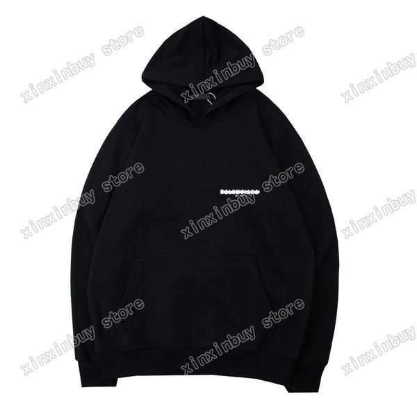 

xinxinbuy men designer sweatshirts hoodies cotton paris 1917 ear wheat print sportswear women casual black white s-xl