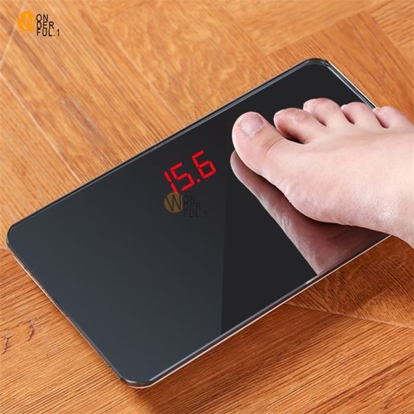 Neue elektronische Waagen Home Body namens Accurate Adult Smart Weight Scale Spiegel Mini Taschenwaage Digital Human Weight Mi Scales T200522