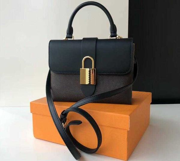 

bags luxury design m44080 20cm locky bb canvas hanlde shoulder bag,padlock closure,with dust