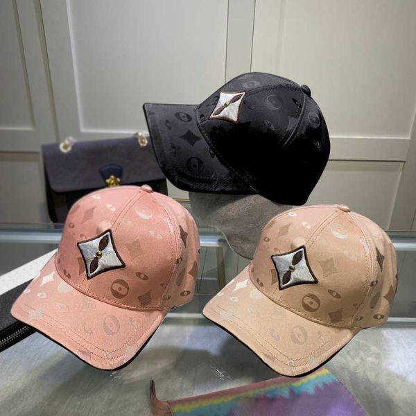 

Fashion Ball Cap Flowers Letter Hats Dome Patchwork Adjustable Design for Man Woman 3 Color Top Quality, C2