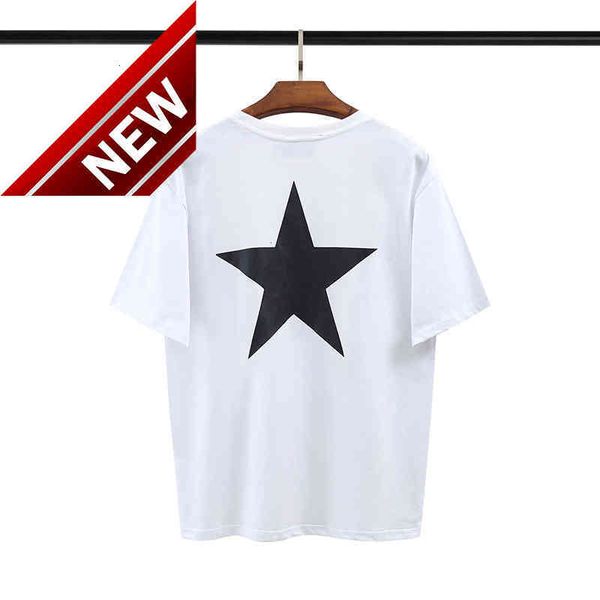 

50% off discount five street fashion brand essentials pointed star double thread limited short sleeve t-shirt fog men's and women', White;black
