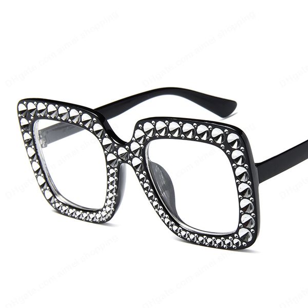 

fashion diamond women sunglasses outdoor beach sun glasses uv400 goggle with 6 color optional, White;black