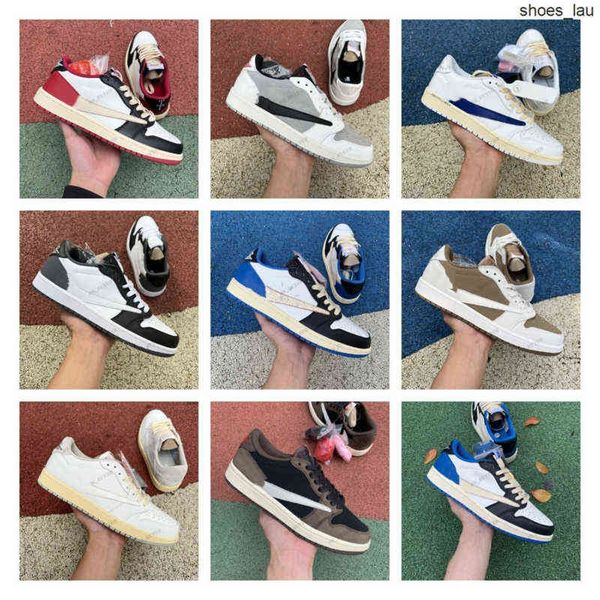 

s x 1 low og ts sp 1s men designer basketball shoes sail dark mocha university red outdoor sneakers without box us13