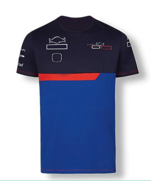 

f1 formula one team crew neck shirt 2022 summer racing t-shirt same customization