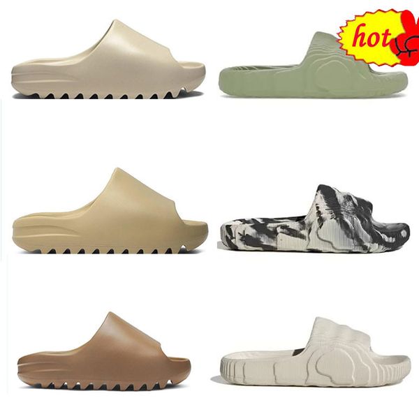 

designer men women slippers core earth brown bone black orange soot