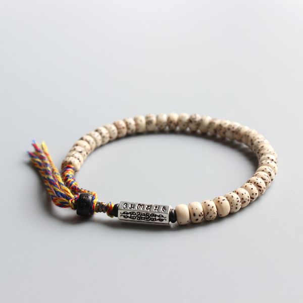 Commercio all'ingrosso Xingyue Bodhi Seed Bead Bracciale da uomo Buddismo tibetano Polso Mala Sei parole ture Fascino Gioielli etnici unici fatti a mano 220409