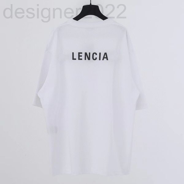 

women's t-shirt designer b house ceiling version small back letter printing short sleeves can be solid or white h3kj