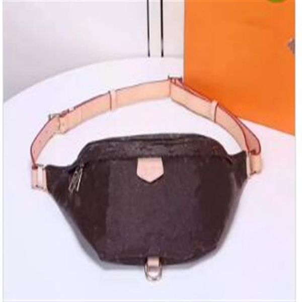 

2018designer stlye famous brand bumbag cross body shoulder bag autn material waist bags bumbag m43644 cross fanny pack bum 2108