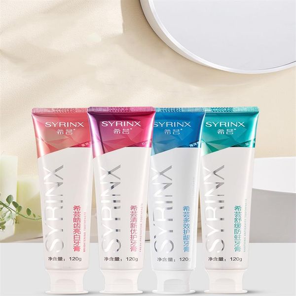 

syrinx toothpaste fresh breath bright white teeth yellow moth prevention and gum protection flagship store genuine family dental226k