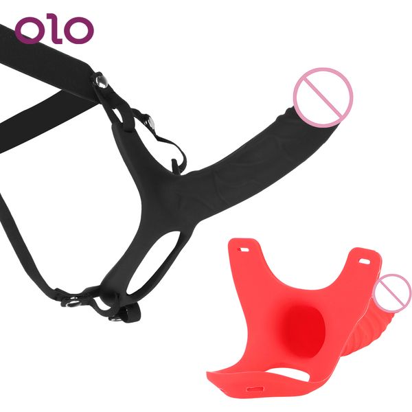 Strap On Realistischer Dildo Penishülle Vergrößerer Hohlhose 4 cm Gürtel Strapon Harness sexy Spielzeug für schwule Paare