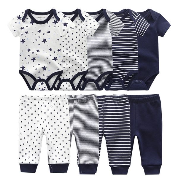 vestiti del bambino nato ragazzo ragazza body e pantaloni abiti bambino abbigliamento bambino cotone pagliaccetto infantile set roupas de bebe 220509