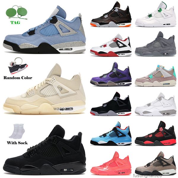 

authentic og jumpman basketball shoes 4 4s vi black cat sail university blue starfish kaws grey pure money jorden retro sneakers trainers