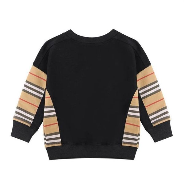 

spring autumn baby boys girls pullover kids long sleeve striped sweaters children casual sweatshirt262s, Blue