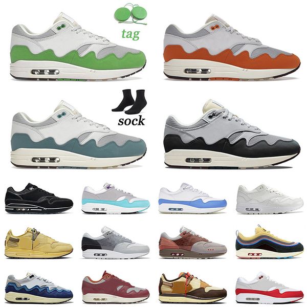 

2021 1 87s men 87s running shoes have a day windbreaker mystic dates live together white gum anniversary green jewel university blue aqua ro