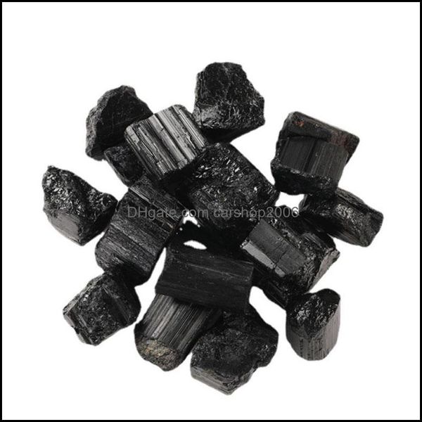 

loose gemstones jewelry irregar natural energy stone for handmade pendant necklaces making accessories home garden dhqfq, Black