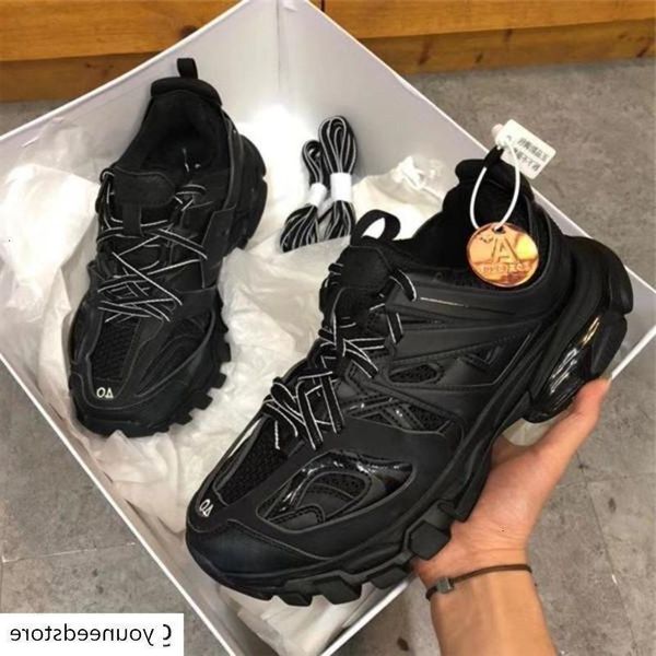

triple s track 3.0 shoes release 3 tess gomma maille designer women men shoes sport sneaker 36-45 with box2019 3m triple s t