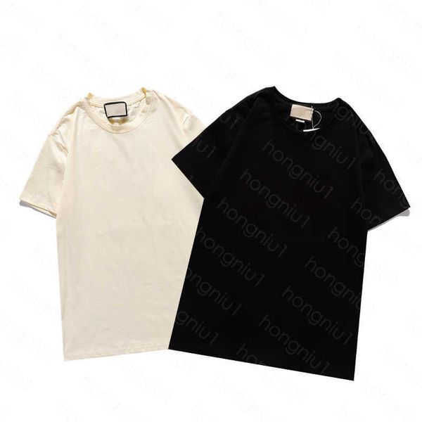 

mens t shirt classic print summer italian fashion cotton shirts letter casual womenn men short sleeve, Black-co-branded