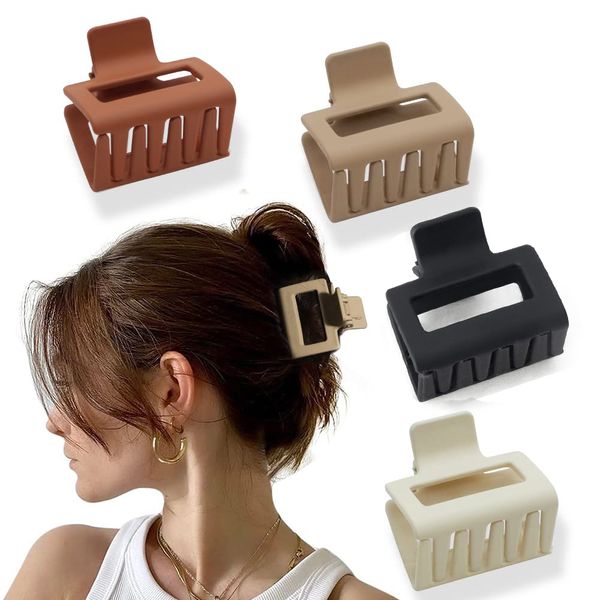 4Pcs Frauen Haar Clips Haar Klaue für Dickes Haar Zubehör für Mädchen Geschenke Mode Krallen Krabben Klemmen Unterstützung Großhandel