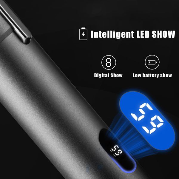

3 in 1 powerful t9 hair trimmer electric carving clipper barber cutting machine revised to outliner beard nose trimmer men perfe