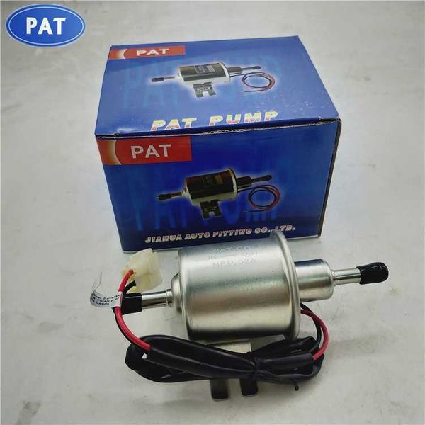 

pat low pressure electric fuel pump 12v gas diesel inline hep-02a bhep-02a for car carburetor motorcycle atv
