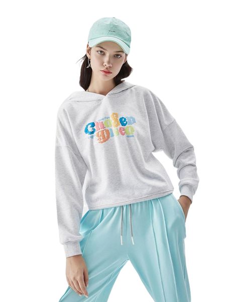 

drop shoulder letter graphic hoodie h2rc#, Black